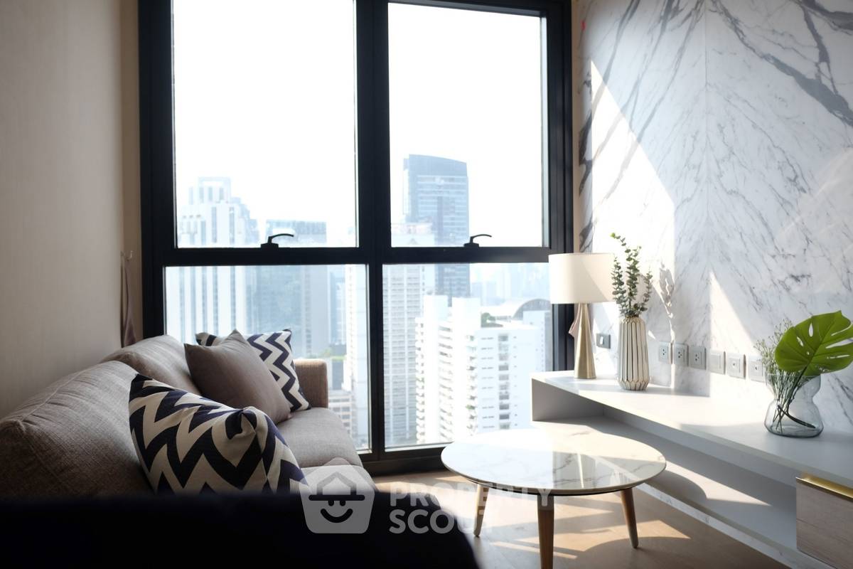 รูป ห้องมุม/ห้องชั้นสูง 1 ห้องนอน 30 ตร.ม. ที่ Ashton Asoke ใกล้ MRT สุขุมวิท 70 ม. (ID 511498) - รูปที่ 2/7