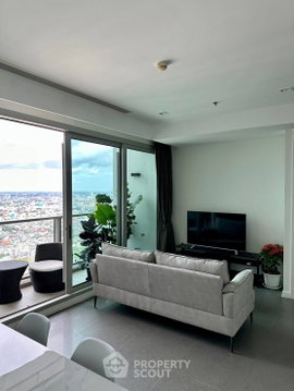 คอนโด 1 ห้องนอน ชั้น 55 The River Condominium ใกล้ BTS สะพานตากสิน (ID 1293231)