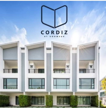 🔥 ขาย ทาวน์โฮมหมู 3 ชั้น✅ คอร์ดิซ อุดมสุข (CORDIZ Udomsuk) ใกล้รถไฟฟ้า BTS สถานีอุดมสุข และรถไฟฟ้าสายสีเหลือง สถานีศรีอุดม
