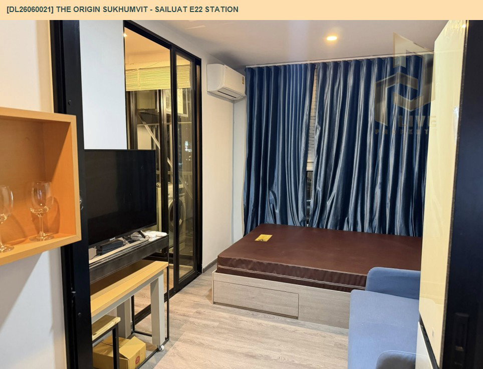 picture DL26060021 Condo for rent, THE ORIGIN SUKHUMVIT - SAILUAT E22 STATION near BTS Sai Luat, ready to move in, call urgently 0638692663 LineID @952jdxxk - 3/17