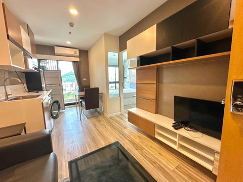 ให้เช่า : Plus condo 1 ห้องนอน วิวภูเขา - ตกแต่งสวย พร้อมเข้าอยู่ - 9,000 เท่านั้น