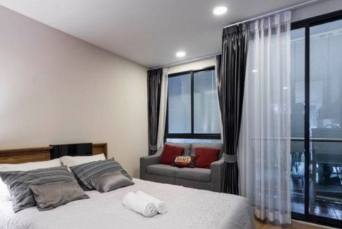 คอนโดให้เช่า Bangkok Horizon Lite เพชรเกษม 48 ใกล้ MRT เฟอร์ครบ ชั้น7 25ตรม.