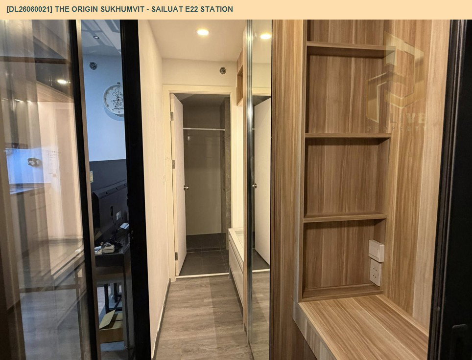 picture DL26060021 Condo for rent, THE ORIGIN SUKHUMVIT - SAILUAT E22 STATION near BTS Sai Luat, ready to move in, call urgently 0638692663 LineID @952jdxxk - 13/17