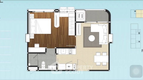 ราคาดี ขายคอนโดหนึ่งห้องนอน Down Town 49 ใกล้ BTS พร้อมพงษ์ (ID 1527357)