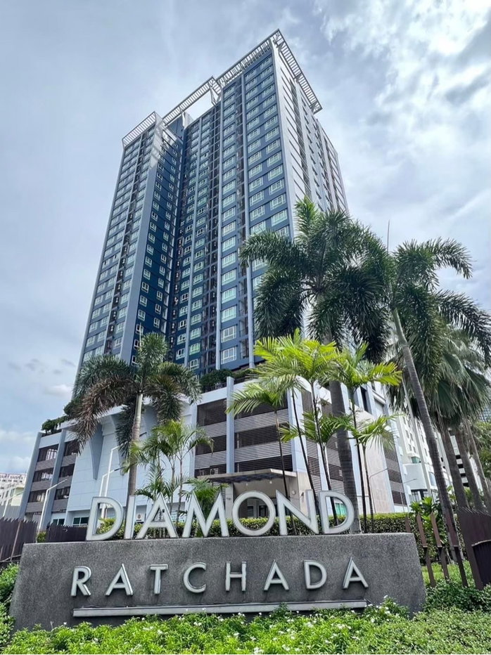 รูป ขาย Diamond Ratchada Condo  35 ตรม. ราคา 15,000 บาท ห้องสวย ชั้นสูง - รูปที่ 18/19