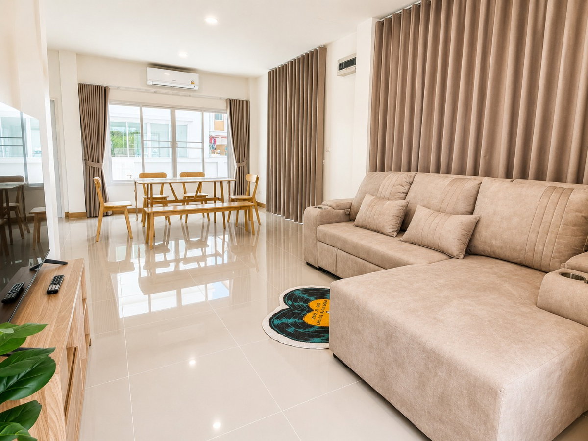 รูป R-085 บ้านแฝดใหม่ให้เช่า ไม่เคยปล่อยเช่า หมู่บ้านเซนธารา ธาราศิริ เชียงใหม่ - รูปที่ 17/17