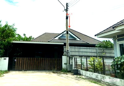 บ้านเดี่ยว ชลบุรี : บ้านเดี่ยว 96.1 ตร.วา กษิรา กรีนพีช 1 พนัสนิคม ชลบุรี 3.5M