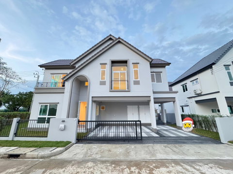 🔥บ้านใหม่แกะกล่อง พร้อมเข้าอยู่ Sansiri Community “สราญสิริ จตุโชติ” 4 ห้องนอน 5 ห้องน้ำ หลังใหญ่ที่สุดในโครงการ หลังมุม ติดสวนส่วนกลาง