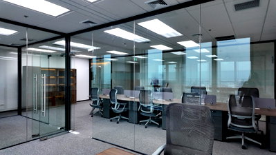 Office for rent Srinakharinwirot University Prasanmit Campus : WoKii @V One Tower 82sqm Office For RENT Near MRT Phra Ram 9 Central Rama 9 Fully Furnished Ready to Move
