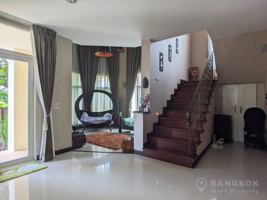 รูป บ้านเดี่ยวสไตล์โมเดิร์นหรู 3 ห้องนอน ให้เช่า l เดอ วิลล์ ศรีนครินทร์ - รูปที่ 2/27
