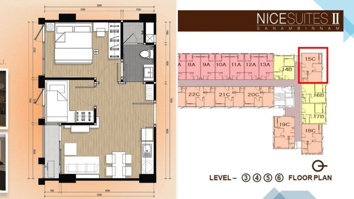 รูป เพียง 1.55 ล้าน, 2นอน 1น้ำ 41ตรม, คอนโดไนซ์สวีทส์2 สนามบินน้ำ, ใกล้MRTสถานีแยกนนทบุรี 1 - รูปที่ 6/17