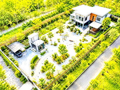 เช่าบ้านเดี่ยว เซ็นทรัล พลาซ่า เวสต์เกต : MRTบางรักน้อย-ท่าอิฐ 600 ม. คอมมูนิตี้ลี้ลับ 1ไร่ ให้เช่า สไตล์โมเดิร์นลอฟท์ 5ห้องใหญ่ 3 น้ำ 1600ตร.ม. พร้อมสวนร่มรื่น เฟอร์ฯครบ