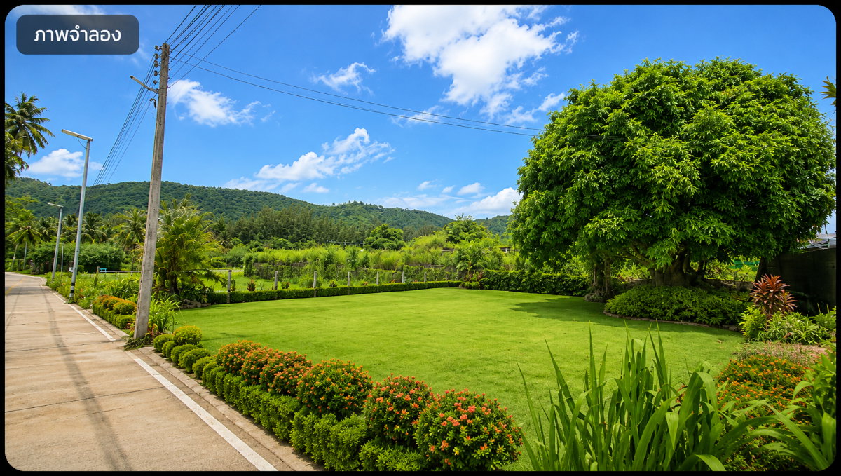 รูป ขายที่ดิน 102 ตรว. วิวภูเขาธรรมชาติ บางพระ ศรีราชา - รูปที่ 6/6