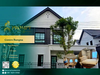 บ้านเดี่ยวให้เช่า : D03546 - Centro Bangna : MegaBangna