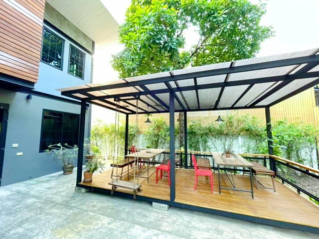 รูป MRTบางรักน้อย-ท่าอิฐ 600 ม. คอมมูนิตี้ลี้ลับ 1ไร่ ให้เช่า สไตล์โมเดิร์นลอฟท์ 5ห้องใหญ่ 3 น้ำ 1600ตร.ม. พร้อมสวนร่มรื่น เฟอร์ฯครบ - รูปที่ 6/8