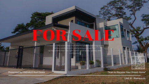 S-108 Quality house in Chiang Mai city with mountain views in front and a stream view in the back Wang Tan Village, Mae Hia