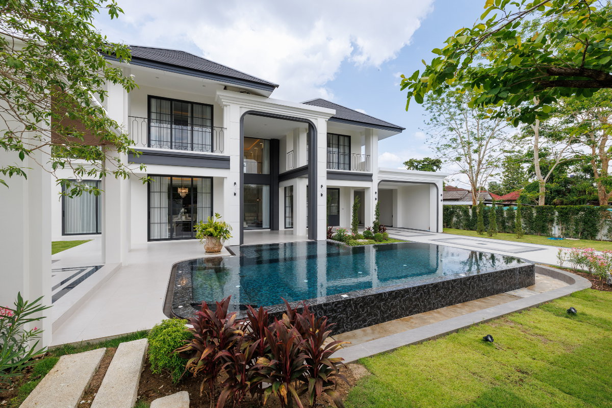 รูป Super Luxury Pool Villa! พูลวิลล่าหรูหลังใหญ่ ใกล้โรงเรียนมงฟอร์ต, ฺABS, Unity - รูปที่ 2/75