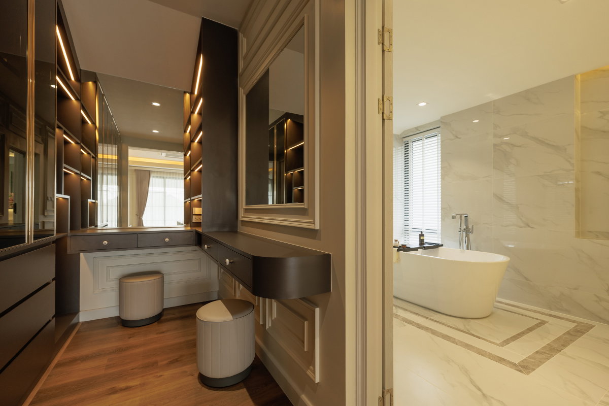 รูป Super Luxury Pool Villa! พูลวิลล่าหรูหลังใหญ่ ใกล้โรงเรียนมงฟอร์ต, ฺABS, Unity - รูปที่ 39/75