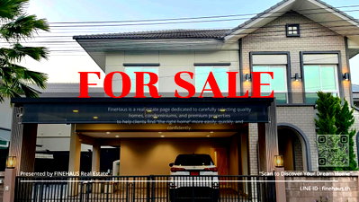 บ้านเดี่ยว ม.พายัพวิทยาเขตแก้วนวรัฐ : S-103 🏡 **ขายด่วน! บ้านหรู 2 หลัง บนที่ดินเดียวกัน ในโครงการลัดดารมย์ อิลิแกนซ์ ศาลากลาง (โครงการใหม่)**