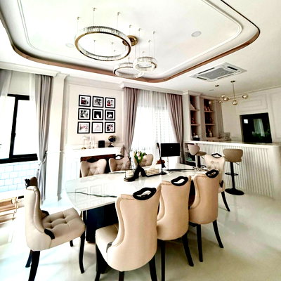 บ้านเดี่ยวให้เช่า : 🏠 ปล่อยเช่า บ้านเดี่ยว 2 ชั้น 4 ห้องนอน | 4 ห้องน้ำ หมู่บ้าน The City Ekamai - Ladprao  บ้านมีติดตั้งโซล่าเซลให้ ประหยัดไฟมาก