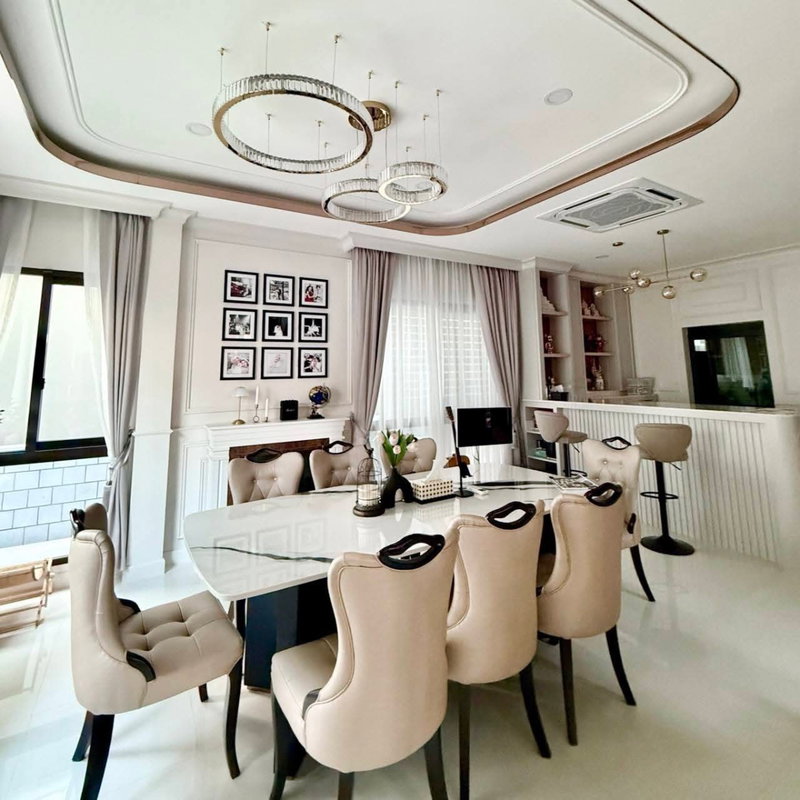 Houses for rent : The City Ekamai - Ladprao house for rent 4 bed 4 bath with full furnished 