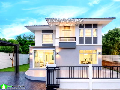 บ้านเดี่ยว ม.ราชพฤกษ์ : บ้านเดี่ยว เดอะแพลนท์ ราชพฤกษ์ ตอบโจทย์ครอบครัวที่มีผู้สูงอายุด้วยห้องนอนล่าง บนเนื้อที่ดินผืนใหญ่ 76.6 ตร.ว. 