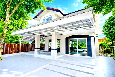 บ้านเดี่ยวให้เช่า : โรบินสันไลฟ์สไตล์ ราชพฤกษ์ 2 กม. คฤหาสน์ที่ถูกที่สุดใน ละหาร บางบัวทอง 4 นอน 2 น้ำ ชัยพฤกษ์ ตัดกับ ราชพฤกษ์