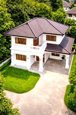 บ้านเดี่ยวให้เช่า : ใกล้MRTเลี่ยงเมืองปากเกร็ด 200 ม. คฤหาสน์ พร้อมเฟอร์ฯ ฟังก์ชัน 4 นอน 4 น้ำ ปตท.แจ้งวัฒนะ-ปากเกร็ด 100ตร.ว. รร.สวนกุหลาบวิทยาลัยฯ 600 ม.
