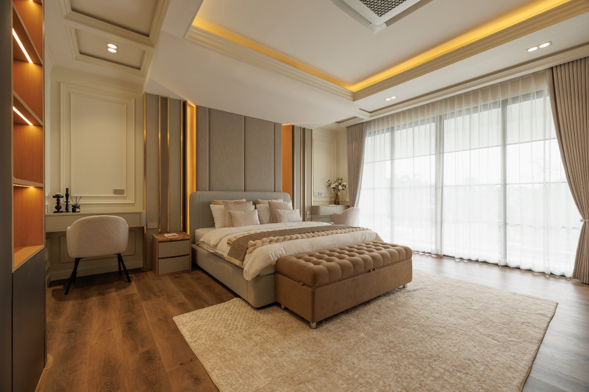 รูป Super Luxury Pool Villa! พูลวิลล่าหรูหลังใหญ่ ใกล้โรงเรียนมงฟอร์ต, ฺABS, Unity - รูปที่ 31/75