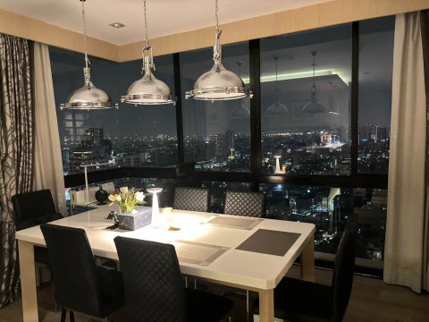 LTH15656 - Luxury Condo for Rent Ladprao | High Floor Spacious Residence | Near BTS Ha Yaek Lat Phrao | 65,000 THB