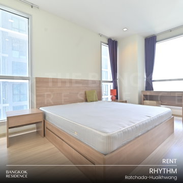 Rental Condo 🚀 RHYTHM Ratchada-Huaikhwang, 2BR 65 sqm, 30K ☄️ Beautiful Available Unit near MRT Huai Khwang 