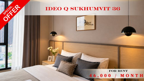 🍀🍀 Luxury room💖 ให้เช่า📌 ไอดีโอ สุขุมวิท 36 (Line: @rent2022) BTS ทองหล่อ พร้อมเข้าอยู่ ราคาดี!!🔖A11534