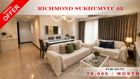 🌹🚆 Exclusive Unit For Rent 📌 Richmond Palace (Line: @rent2022) | Near BTS Phrom Phong  ✨ Exclusive Unit | Ready to Move In! ✨  📌 Code: A06727