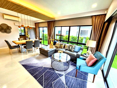 บ้านเดี่ยวให้เช่า : Baan Lumpini | Beautiful 4 Bedroom House in On Nut Area - BR28349SH