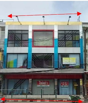 อาคารพาณิชย์ 3 ชั้น  บนที่ดินเนื้อที่ 39.7 ตร.ว.  ติดถนน ทหาร  อ. เมืองอุดรธานี   จ. อุดรธานี (ติดต่อ คุณปิยะพันธ์)