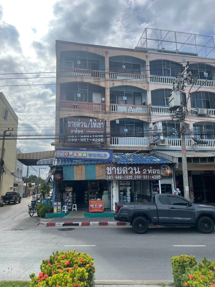 รูป ขายอาคารพาณิชย์ 2 คูหา ปากซอยพระยาสุเรนทร์4 รามอินทรา109 - รูปที่ 1/14