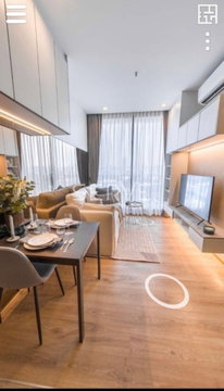 1 Bed Large Room High Fl. 25+ City View Closed Kitchen Fully furnished Good Location Close To BTS Ari station 220 m. @ Noble Around Ari