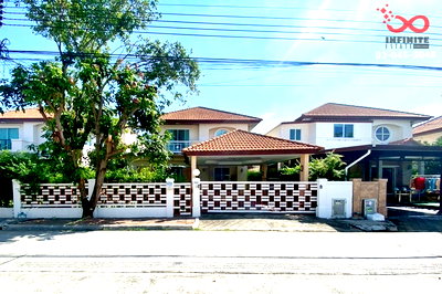 บ้านเดี่ยว ถนนเฉลิมพระเกียรติ ร.9 : ขายบ้านเดี่ยว 2 ชั้น 65 ตร.ว. ชวนชื่น อ่อนนุช-วงแหวน  ถนนกาญจนาภิเษก  สุขาภิบาล 2 ใกล้สนามบินสุวรรณภูมิ