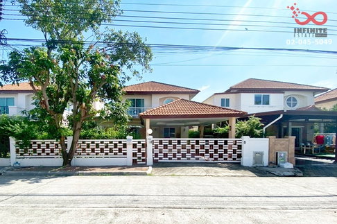 ขายบ้านเดี่ยว 2 ชั้น 65 ตร.ว. ชวนชื่น อ่อนนุช-วงแหวน ถนนกาญจนาภิเษก สุขาภิบาล 2 ใกล้สนามบินสุวรรณภูมิ