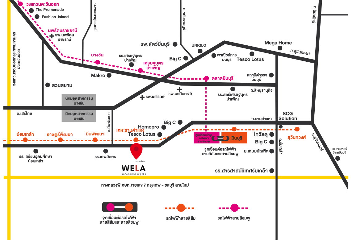 รูป คอนโด WELA รามคำแหง 186, Studio 22 ตรม. ให้เช่า 7500 ต่อเดือน ใกล้ MRT เคหะรามฯ - รูปที่ 15/17