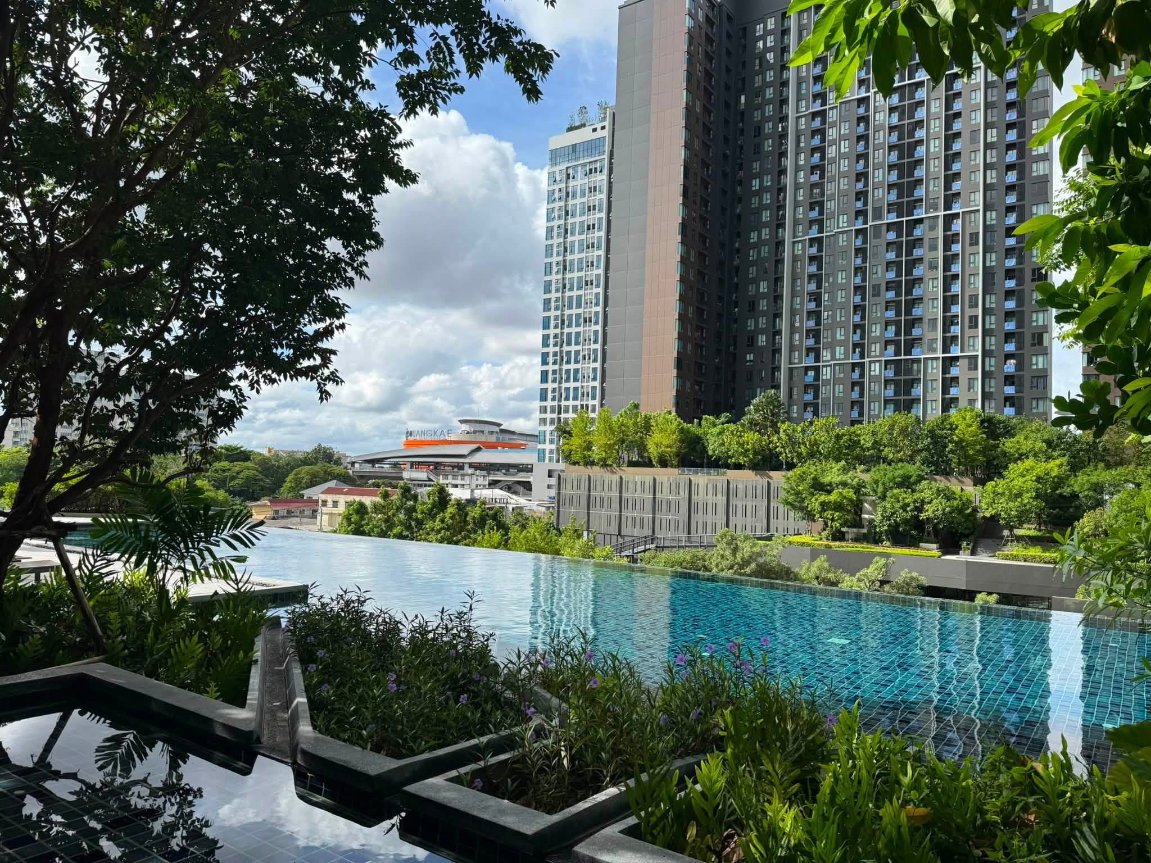 รูป (TT209) ปล่อยเช่าคอนโด The Parkland Phetkasem 56 (เดอะ พาร์คแลนด์ เพชรเกษม 56) 2ห้องนอน 2 ห้องน้ำ เฟอร์นิเจอร์ครบ ใกล้MRTภาษีเจริญ - รูปที่ 11/13