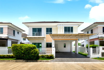 บ้านเดี่ยว ม.ราชพฤกษ์ : บ้านเดี่ยว 2 ชั้น รีโนเวทใหม่ หมู่บ้าน ไลฟ์ บางกอก บูเลอวาร์ด พระราม 5 ต้นโครงการ พร้อมอยู่