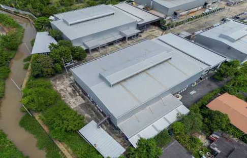 ขายโรงงานผลิตเครื่องสำอาง 5 ไร่ ผังสีม่วง ศักยภาพสูง – บางเสาธง สมุทรปราการ