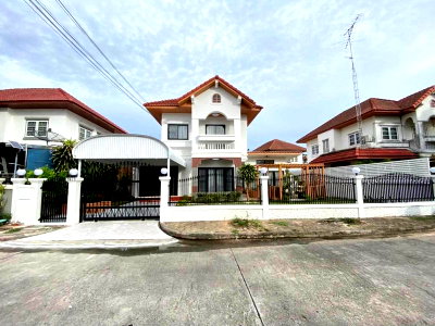 บ้านเดี่ยว ตลาดปลาบางแสน : ขายบ้านเดี่ยวในโครงการคุณภาพ สามมุขธานี บางแสน เข้าออกสะดวก
