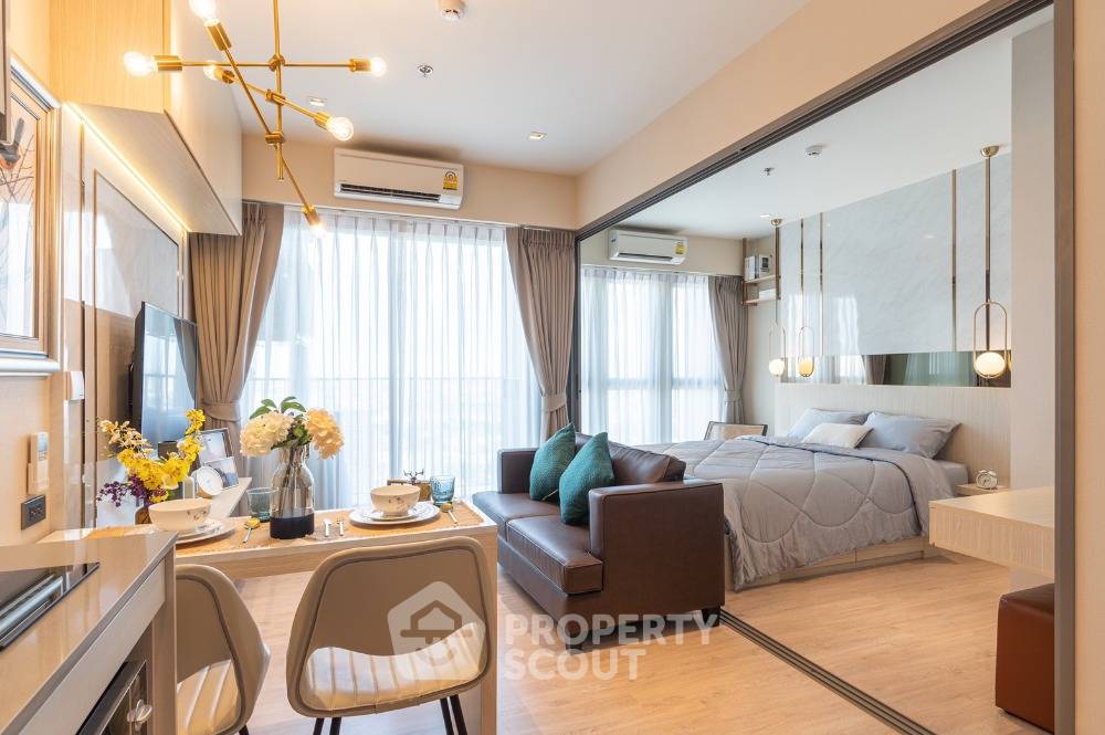 รูป คอนโด 1 ห้องนอน ชั้น 34 ขนาด 33 ตร.ม. | วิซดอม สเตชั่น รัชดา-ท่าพระ | ใกล้ BTS ตลาดพลู 100 ม (ID 597601) - รูปที่ 1/17