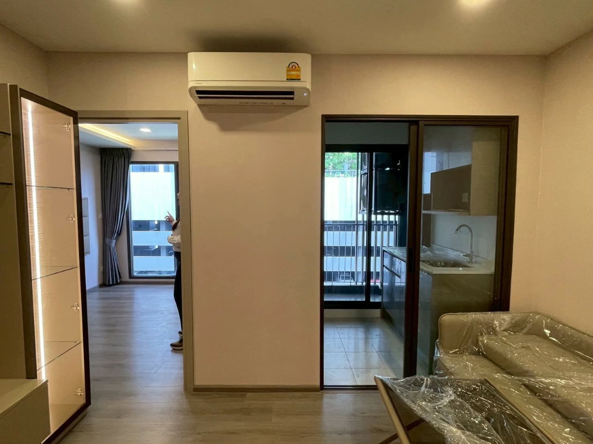 รูป ให้เช่า The politan breeze ชั้น 8 ขนาด 30 ตร.ม. แบบ 1 ห้องนอนแยก แต่งสวย ครบพร้อมอยู่ - รูปที่ 4/24