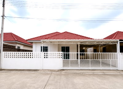 ขายบ้านเดี่ยว : ขายบ้านเดี่ยว ม.สุขเจริญ2 ใกล้ดับเพลิง เครือสหัฒน์ ศรีราชา