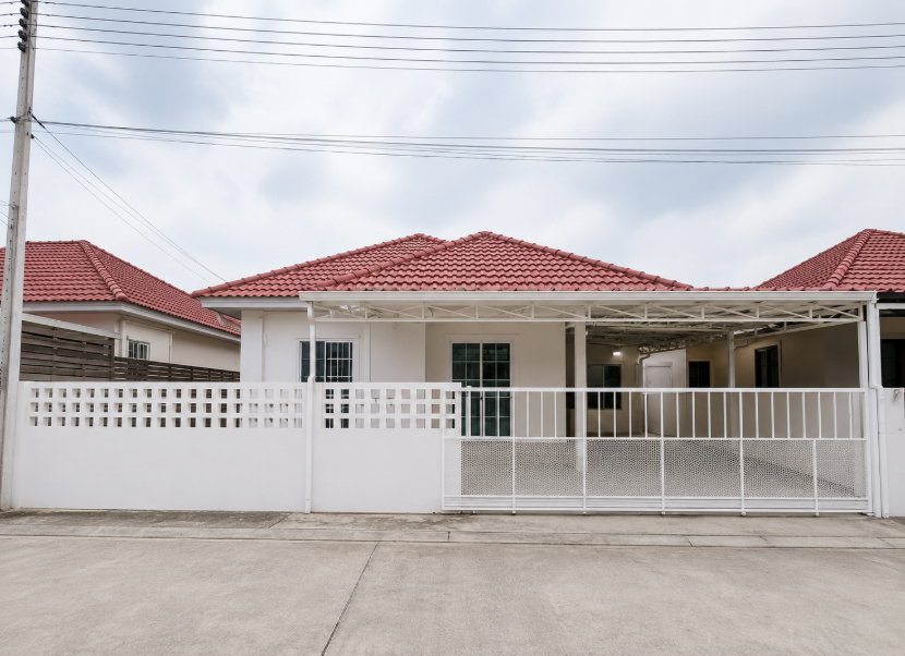 รูป ขายบ้านเดี่ยว ม.สุขเจริญ2 ใกล้ดับเพลิง เครือสหัฒน์ ศรีราชา - รูปที่ 1/18
