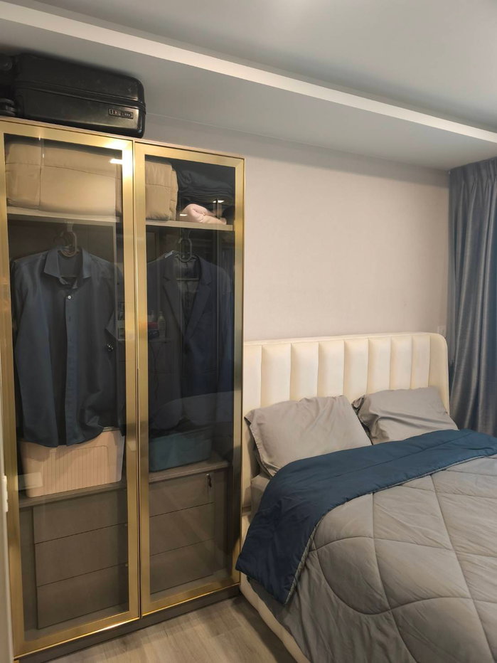 รูป ให้เช่า The politan breeze ชั้น 8 ขนาด 30 ตร.ม. แบบ 1 ห้องนอนแยก แต่งสวย ครบพร้อมอยู่ - รูปที่ 5/24