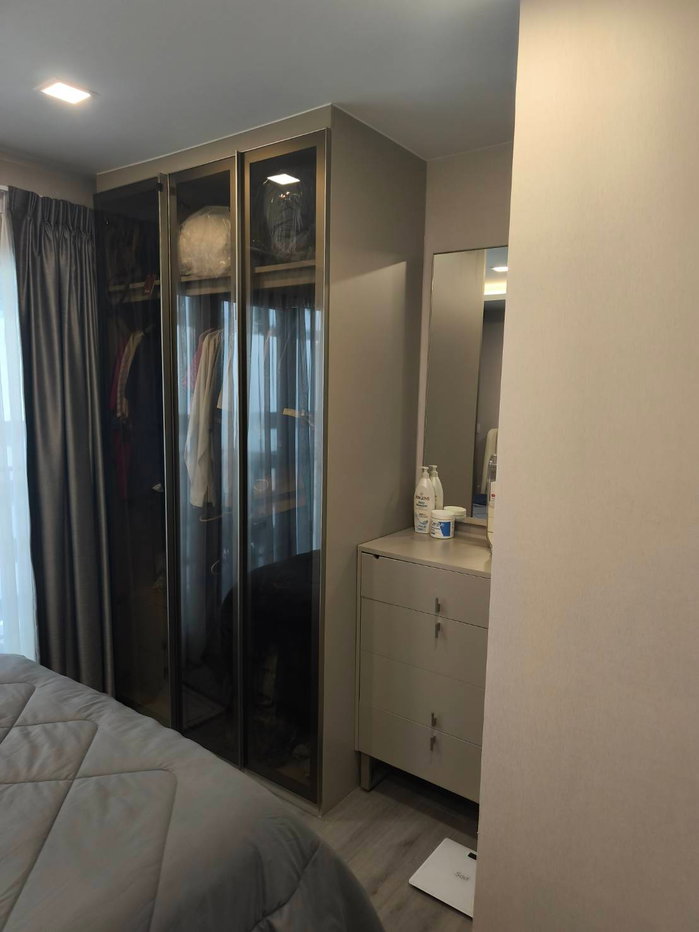 รูป ให้เช่า The politan breeze ชั้น 8 ขนาด 30 ตร.ม. แบบ 1 ห้องนอนแยก แต่งสวย ครบพร้อมอยู่ - รูปที่ 7/24